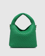 Load image into Gallery viewer, Gabby Mini Woven Shoulder Bag - Apple Green
