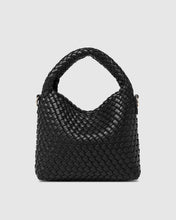 Load image into Gallery viewer, Gabby Mini Woven Shoulder Bag - Black
