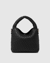 Load image into Gallery viewer, Gabby Mini Woven Shoulder Bag - Black
