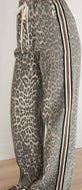 Leopard Racer Denim Pants
