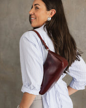 Load image into Gallery viewer, Jacqueline Shoulder Bag - Burgundy Patent
