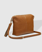 Load image into Gallery viewer, Kasey Tan Stripe Crossbody Bag
