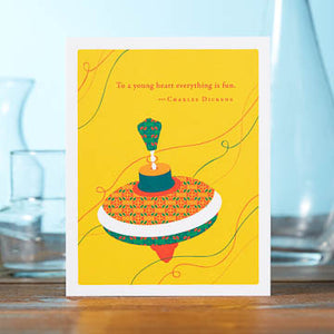 To A Young Heart Everything Is Fun - Card