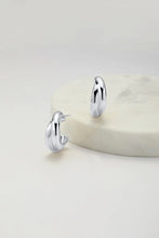 Load image into Gallery viewer, Peyton Hoop Earring - Silver
