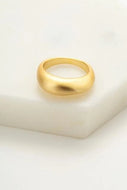 Steph Brushed Ring - Gold