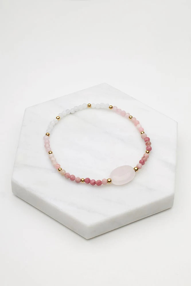 Pia Bracelet Dusky Rose