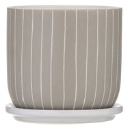 Esha Striped Ceramic Pot