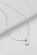 Locket Necklace - Silver