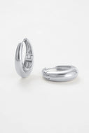 Cleo Hoop - Silver