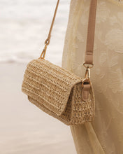 Load image into Gallery viewer, Freya Raffia Crossbody Bag - Natural
