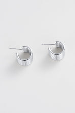Load image into Gallery viewer, Jade Hoop - Silver
