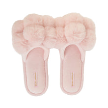 Load image into Gallery viewer, Pom Pom Slippers - Cosy Luxe - Pink Quartz
