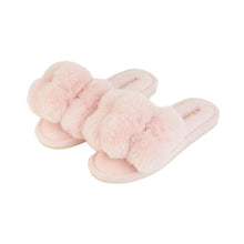 Load image into Gallery viewer, Pom Pom Slippers - Cosy Luxe - Pink Quartz
