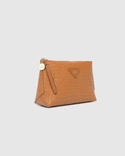 Load image into Gallery viewer, Carlo Makeup Bag - Caramel
