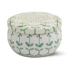 Load image into Gallery viewer, Tulip Tin Candle - Verbena &amp; Lemongrass
