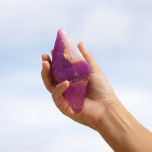 Load image into Gallery viewer, Amethyst Crystal Soap With Hidden Gem
