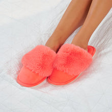 Load image into Gallery viewer, Slipper - Cosy Luxe - Melon
