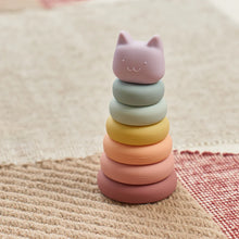 Load image into Gallery viewer, Silicone Stackable Toy - Cat
