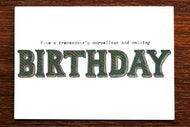 Happy Birthday Card - The Nonsense Maker