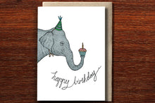 Load image into Gallery viewer, Birthday Elephant Card - The Nonsense Maker
