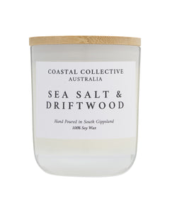 Coastal Collective Australia Sea Salt & Driftwood Jar Candle