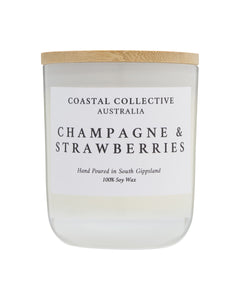 Coastal Collective Australia Champagne & Strawberries Jar Candle