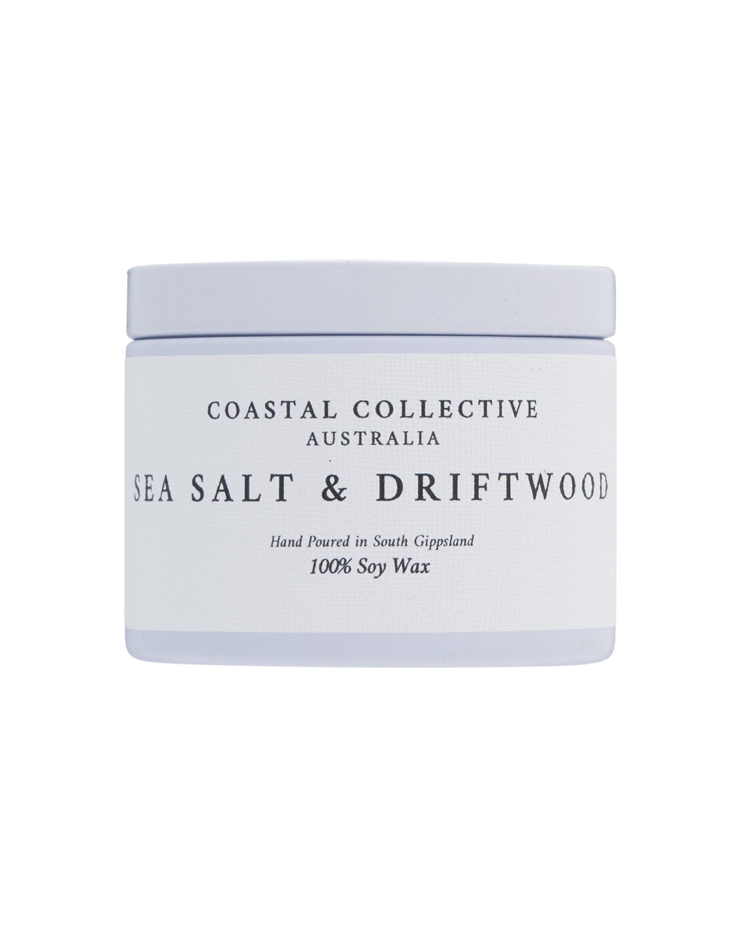 Coastal Collective Australia Sea Salt & Driftwood Tin Candle