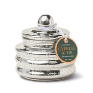 Silver Silver Candle - Cypress & Fir