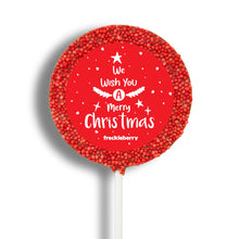 Load image into Gallery viewer, Round Freckle Pop - Merry Christmas
