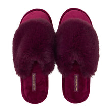 Load image into Gallery viewer, Slippers - Cosy Luxe - Mulberry
