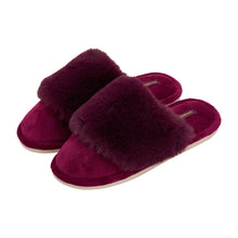 Load image into Gallery viewer, Slippers - Cosy Luxe - Mulberry
