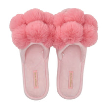 Load image into Gallery viewer, Pom Pom Slippers - Cosy Luxe - Shell Pink
