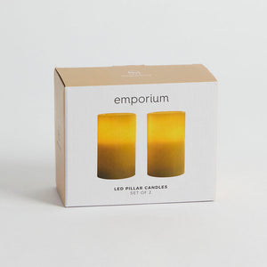 Emporium LED Pillar Candles