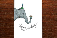Birthday Elephant Card - The Nonsense Maker