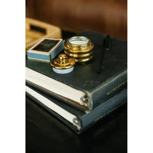 Load image into Gallery viewer, Gold Mercury Beam Candle - Cypress &amp; Fir

