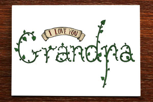 I Love You Grandpa Card - THE NONSENSE MAKER