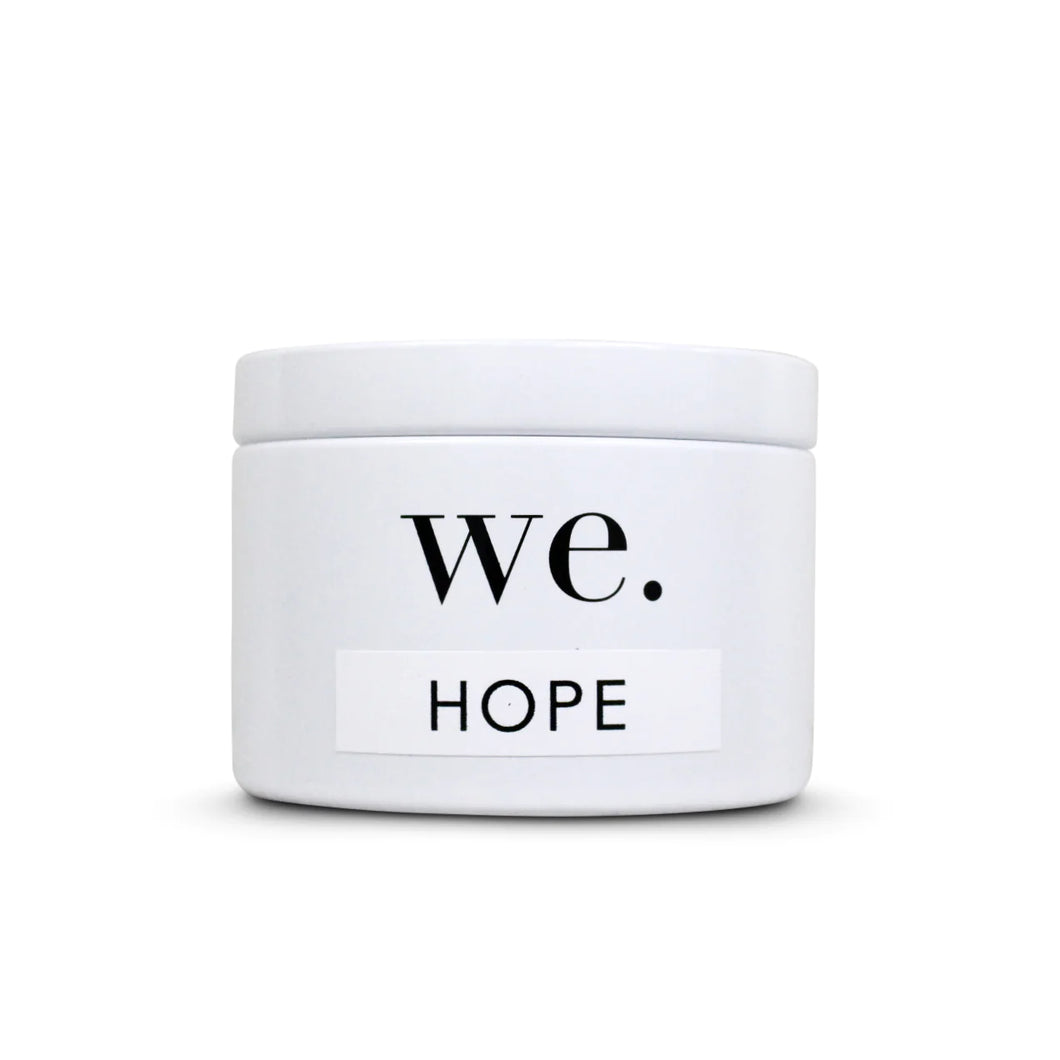 WE. Travel Tin Candle - HOPE