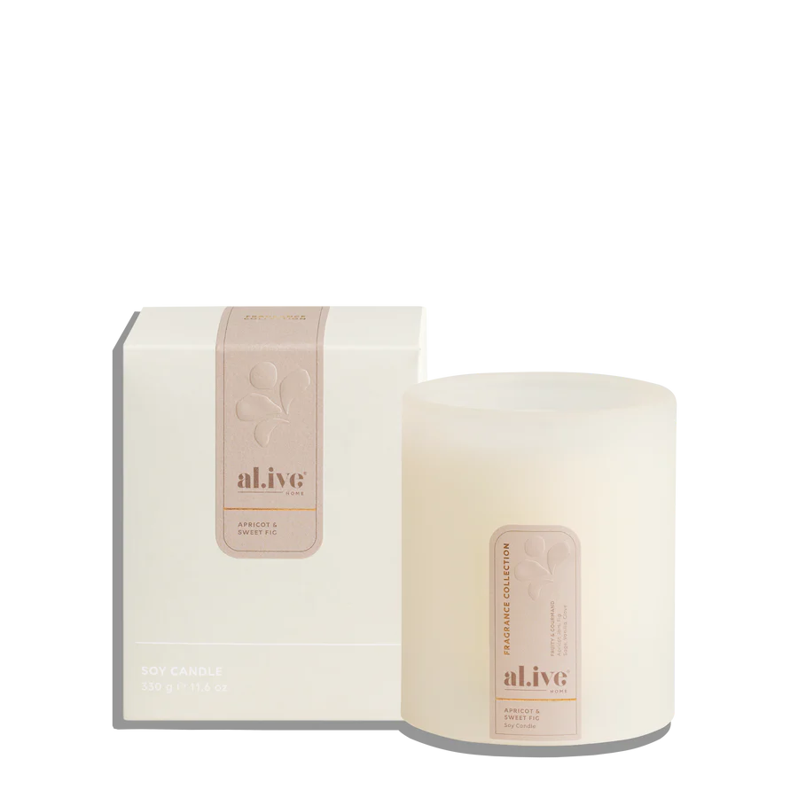 Apricot & Sweet Fig Soy Candle