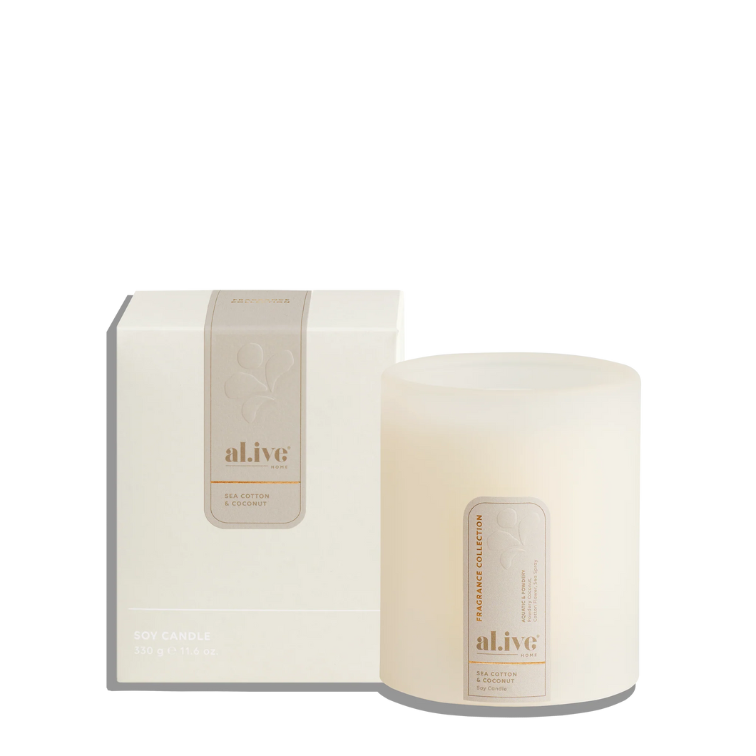 Sea Cotton & Coconut Soy Candle