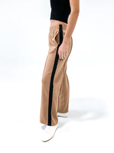 Load image into Gallery viewer, Coffee And Black Stripe Track Pant
