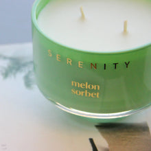 Load image into Gallery viewer, Serenity Scented Candle-Melon Sorbet
