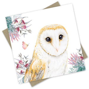 PopcornBlue Jarrah the Australian Barn Owl