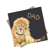 PopcornBlue Lion's Dad Card