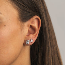 Load image into Gallery viewer, Mini Rectangle CZ Stud Earrings
