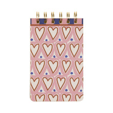 Load image into Gallery viewer, A Dopo Hearts Twin Wire Notepad
