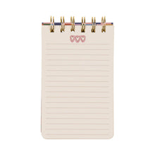 Load image into Gallery viewer, A Dopo Hearts Twin Wire Notepad
