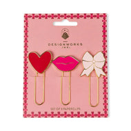 Set of 3 Paperclips - Love