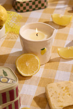 Load image into Gallery viewer, Bistro Ceramic Candle Meyer Lemon - Tangerine &amp; Strawberry
