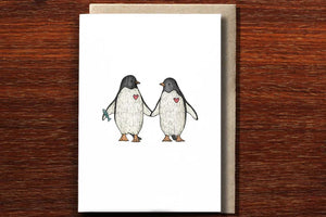 Penguin Love Card - The Nonsense Maker