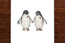 Load image into Gallery viewer, Penguin Love Card - The Nonsense Maker
